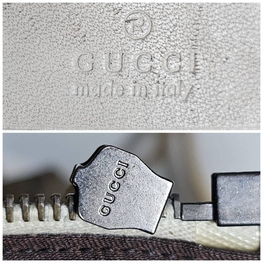 Authentic Gucci Gg Monogram Tote Bag Beige/Cream - Picture 13 of 14